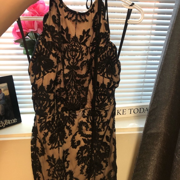 lace dress black and tan - Picture 2 of 4